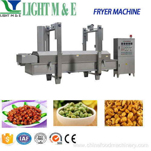 Automatic continuous belt frying machine